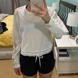 Lululemon mesh long sleeve top